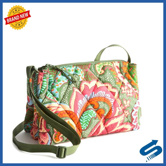Featherweight Crossbody Bag 7x11x4 Water-Repellent 3 Compartments